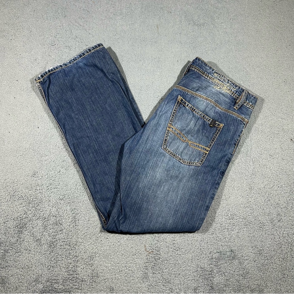 Vintage Y2k Buffalo Game Loose Fit Blue Jeans 36x32 Men’s Skater #910